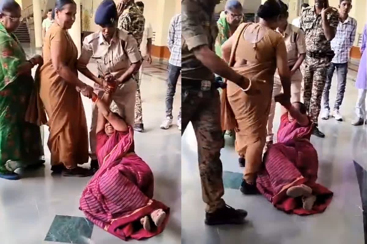 Datia News: कलेक्टर के सामने महिला को पुलिस कर्मियों ने घसीटा, जनसुनवाई में लगाया ये गंभीर आरोप, वीडियो वायरल