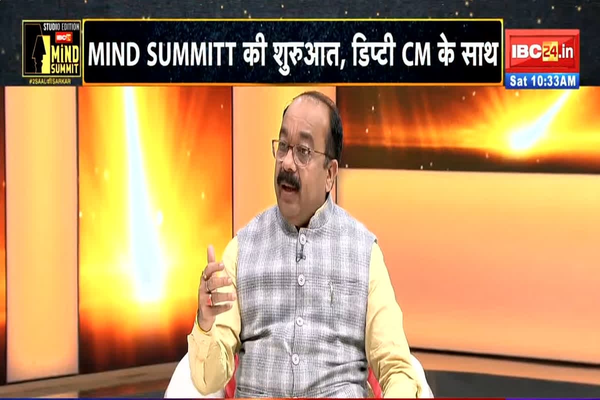 IBC24 Mind Summit 2025: कैसा रहा साय सरकार के दो साल का कार्यकाल? IBC24 पर डिप्टी सीएम अरुण साव ने गिनाई उपलब्धियां, देखिए क्या-क्या बताया उन्होंने