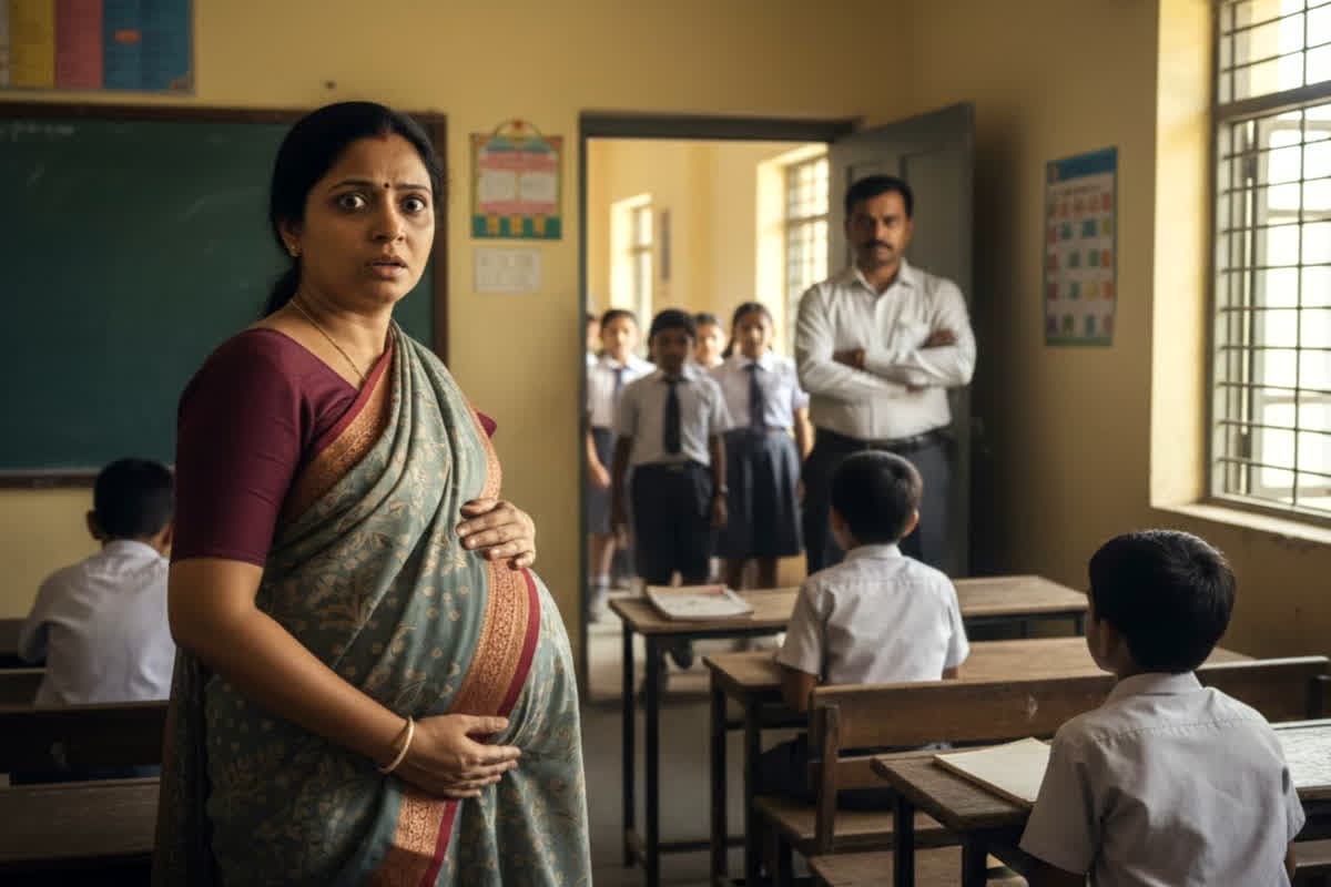 Balrampur Pregnant Teacher: नौ महीने तक गर्भवती शिक्षिका से कराई ड्यूटी, प्रिंसिपल से छुट्टी मांगी तो पेट में मारा घूंसा, देखें वीडियो