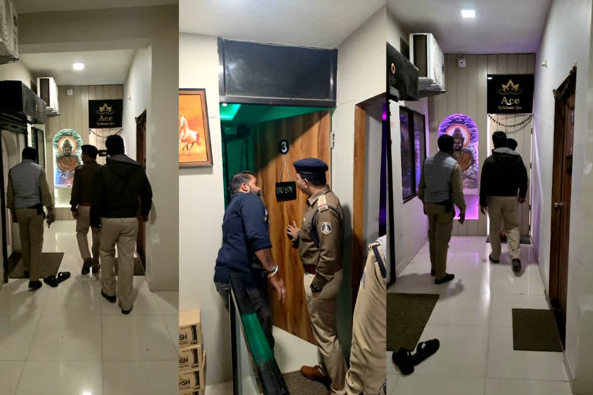 Bilaspur Spa Center Raid: छत्तीसगढ़ में स्पा सेंटर की आड़ में चल रहा था ये काम, अंदर का नजारा देख दंग रह गई पुलिस, वीडियो आया सामने