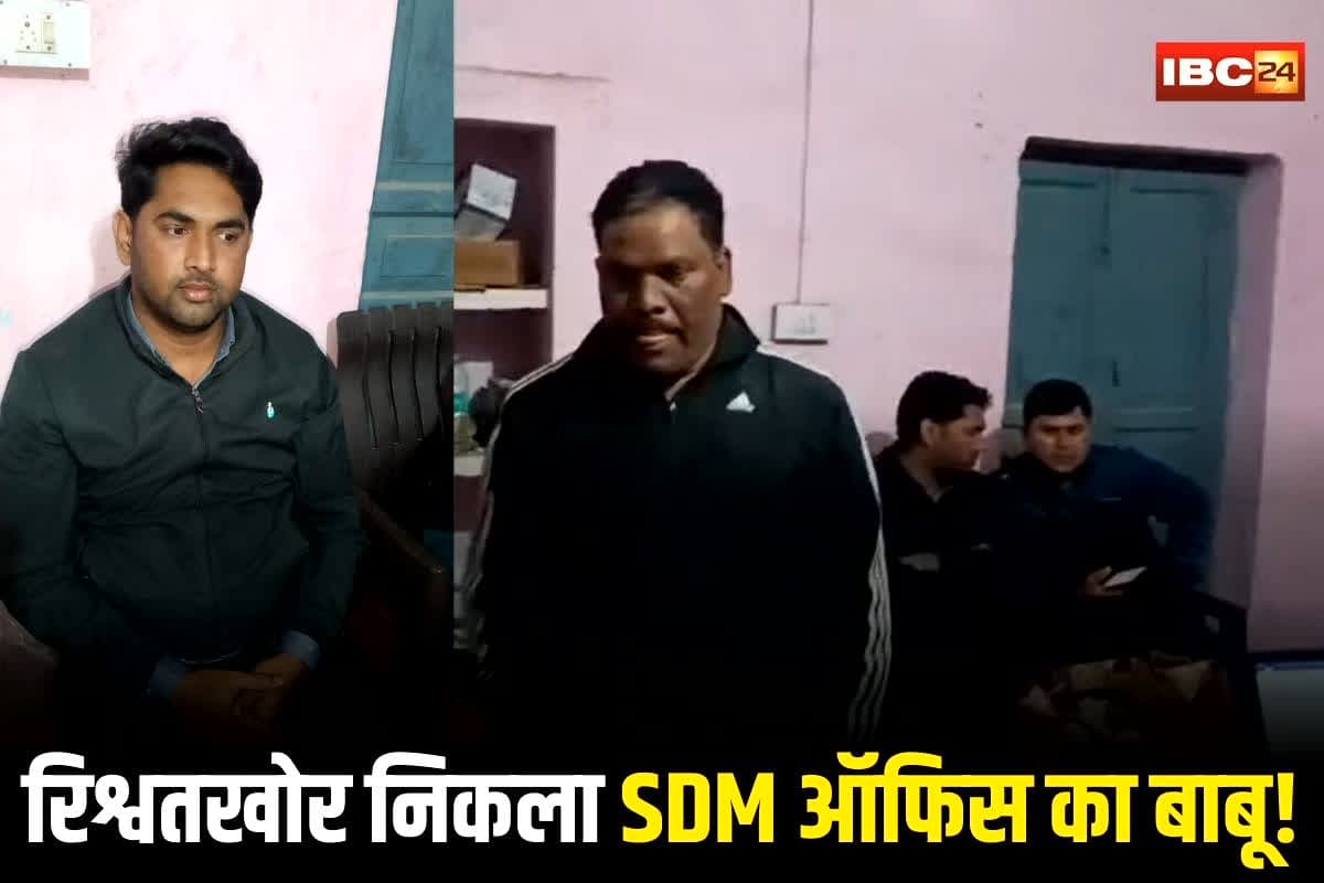 Raigarh Corruption News: छत्तीसगढ़ में रिश्वतखोर निकला SDM ऑफिस का बाबू! इतने लाख रुपए लेते पकड़ा गया क्लर्क! देखिए कैसे एसीबी ने रंगे हाथों दबोचा