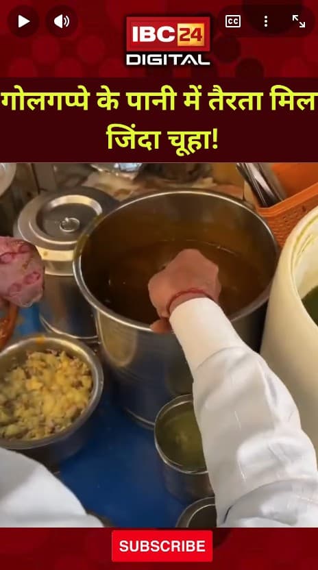 Gulgappa Viral Video: गोलगप्पे के पानी में तैरता मिला जिंदा चूहा!