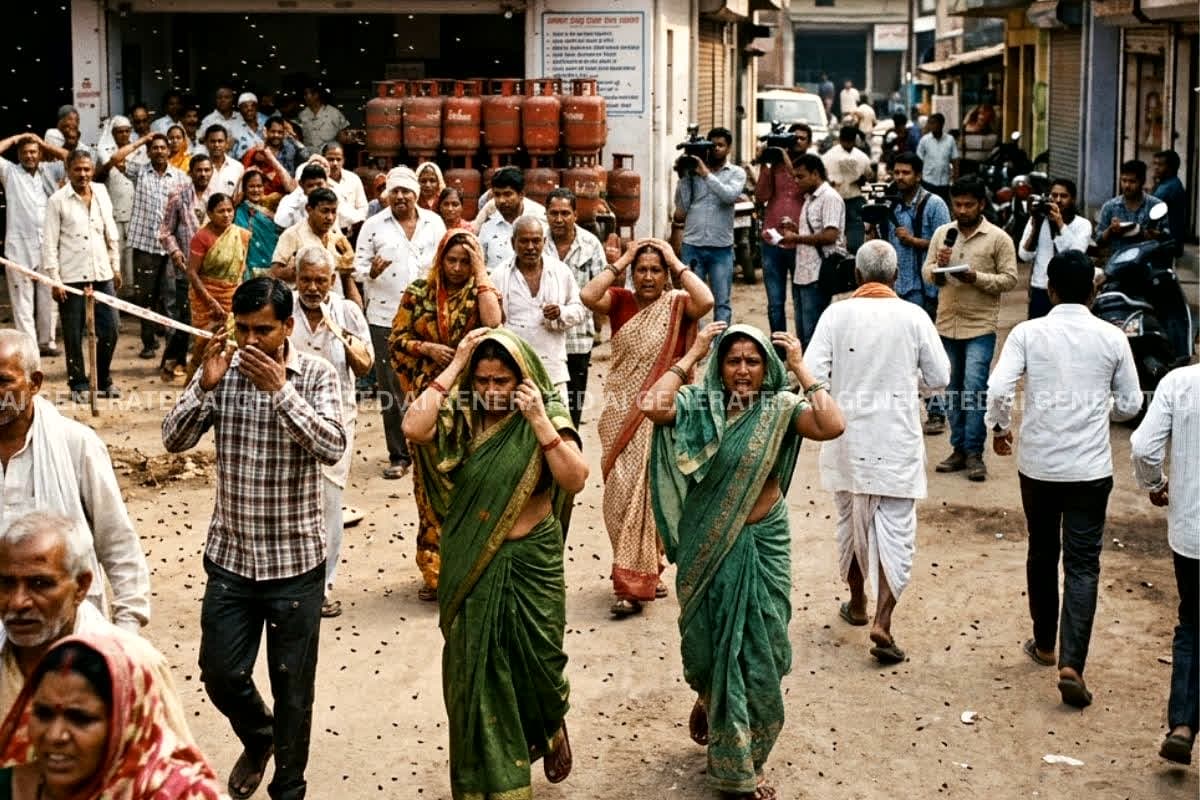 Umaria Bee Attack : गैस सिलेंडर की लाइन में अचानक मधुमक्खियों के झुंड ने किया हमला, लोगों में मची चीख-पुकार, देखें वीडियो