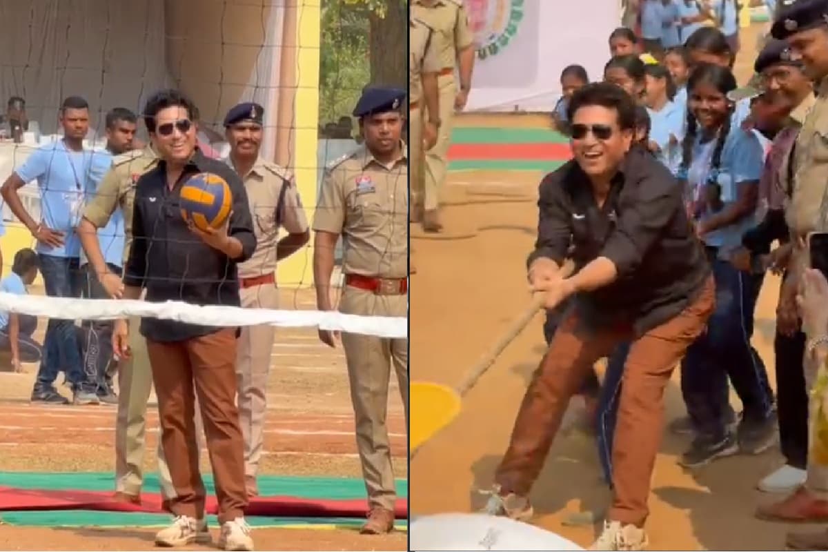 Sachin Tendulkar Bastar Visit: एक तरफ बेटी-बहू.. दूसरी तरफ खुद सचिन.. ‘क्रिकेट के भगवान’ ने वॉलीबॉल और रस्साकशी में अजमाया हाथ, यहां देखें तेंदुलकर के बस्तर दौरे का वीडियो