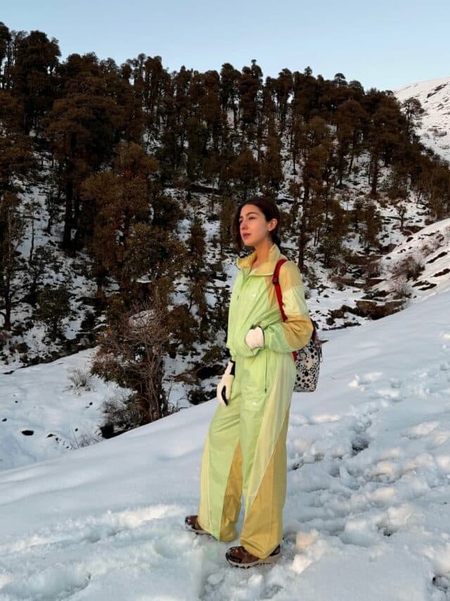 Sara Ali Khan Vacation Pics: चकाचौंध से किनारा कर पहाड़ों में खोईं सारा, क्या ये है असली सुकून?