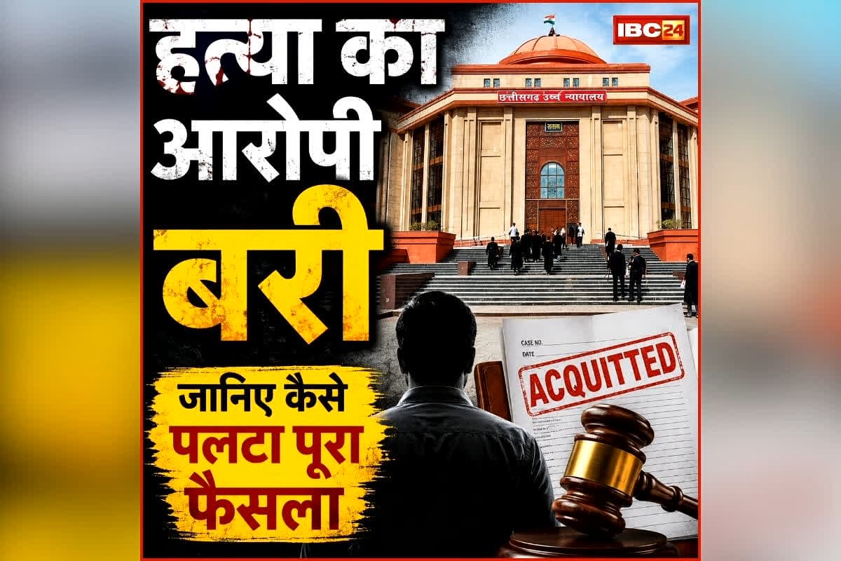 CG High Court: ट्रायल कोर्ट ने दी थी उम्रकैद, हत्या के आरोपी को हाईकोर्ट ने एक झटके में कर दिया बरी, जानिए कैसे पलटा पूरा फैसला