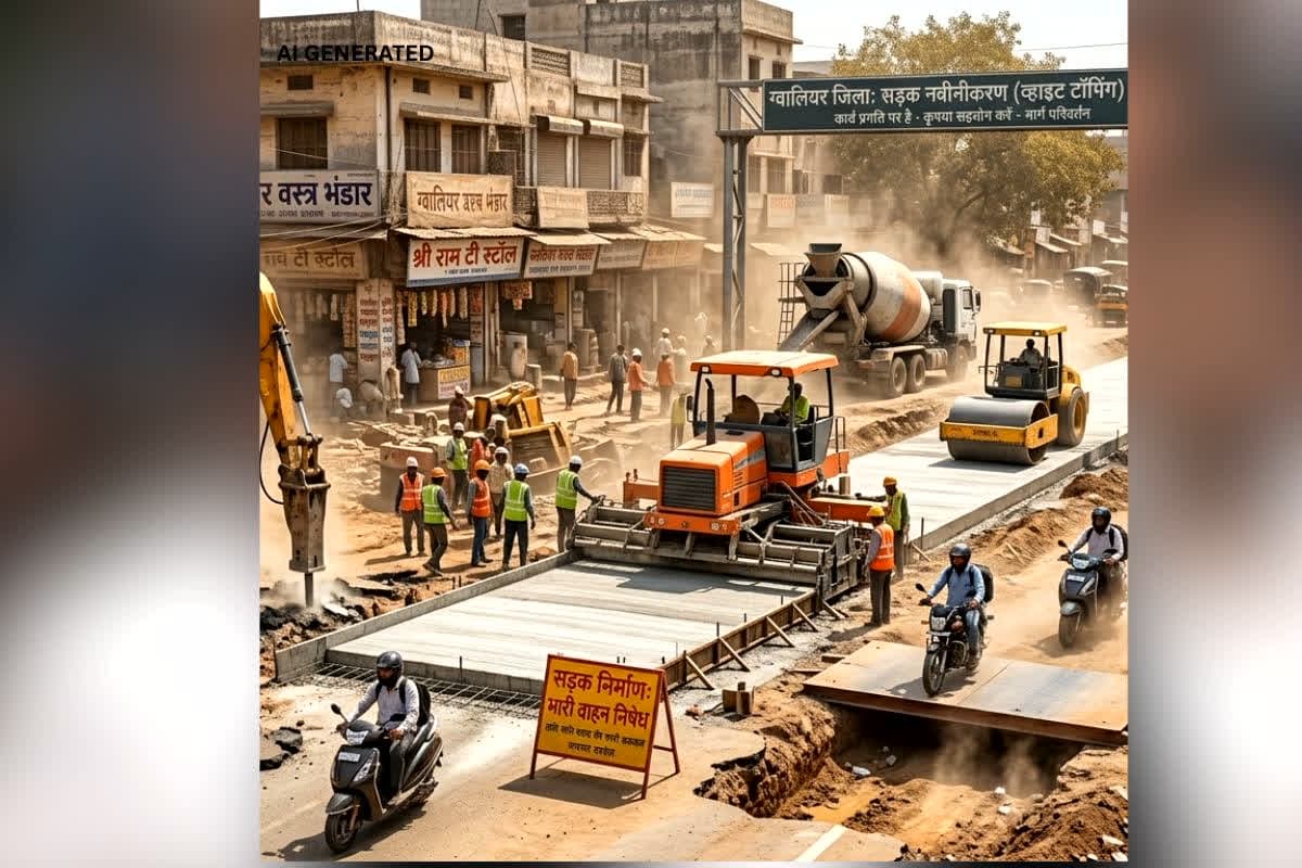 Gwalior White Topping Project :