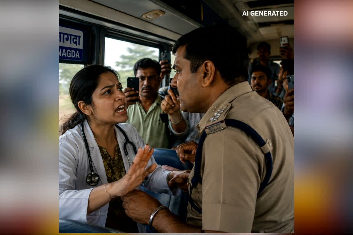 Indore Nagda Bus SI Controversy