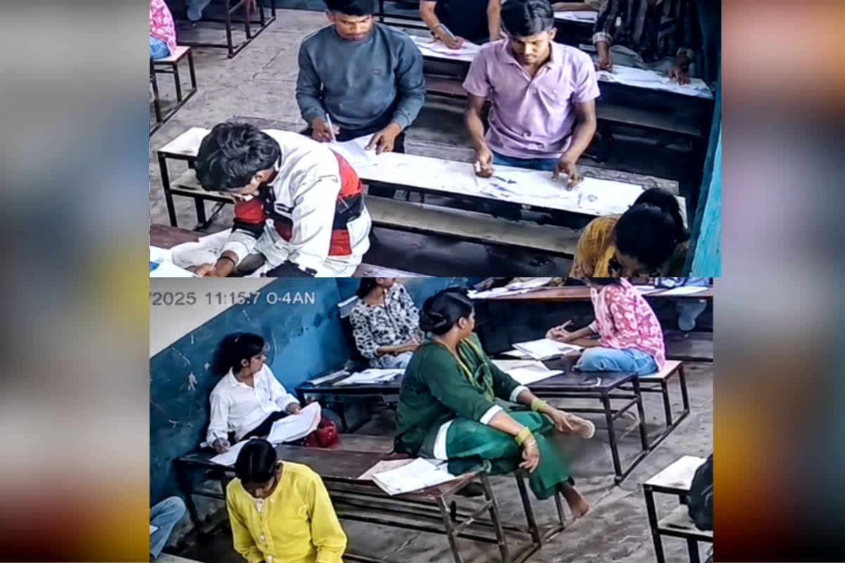 Morena Board Exam Cheating Video : ऐसे पढ़ेगा इंडिया तो कैसे बढ़ेगा इंडिया? बोर्ड परीक्षा में ‘सामूहिक नकल’ का वीडियो वायरल, केंद्राध्यक्ष पर गिरी गाज