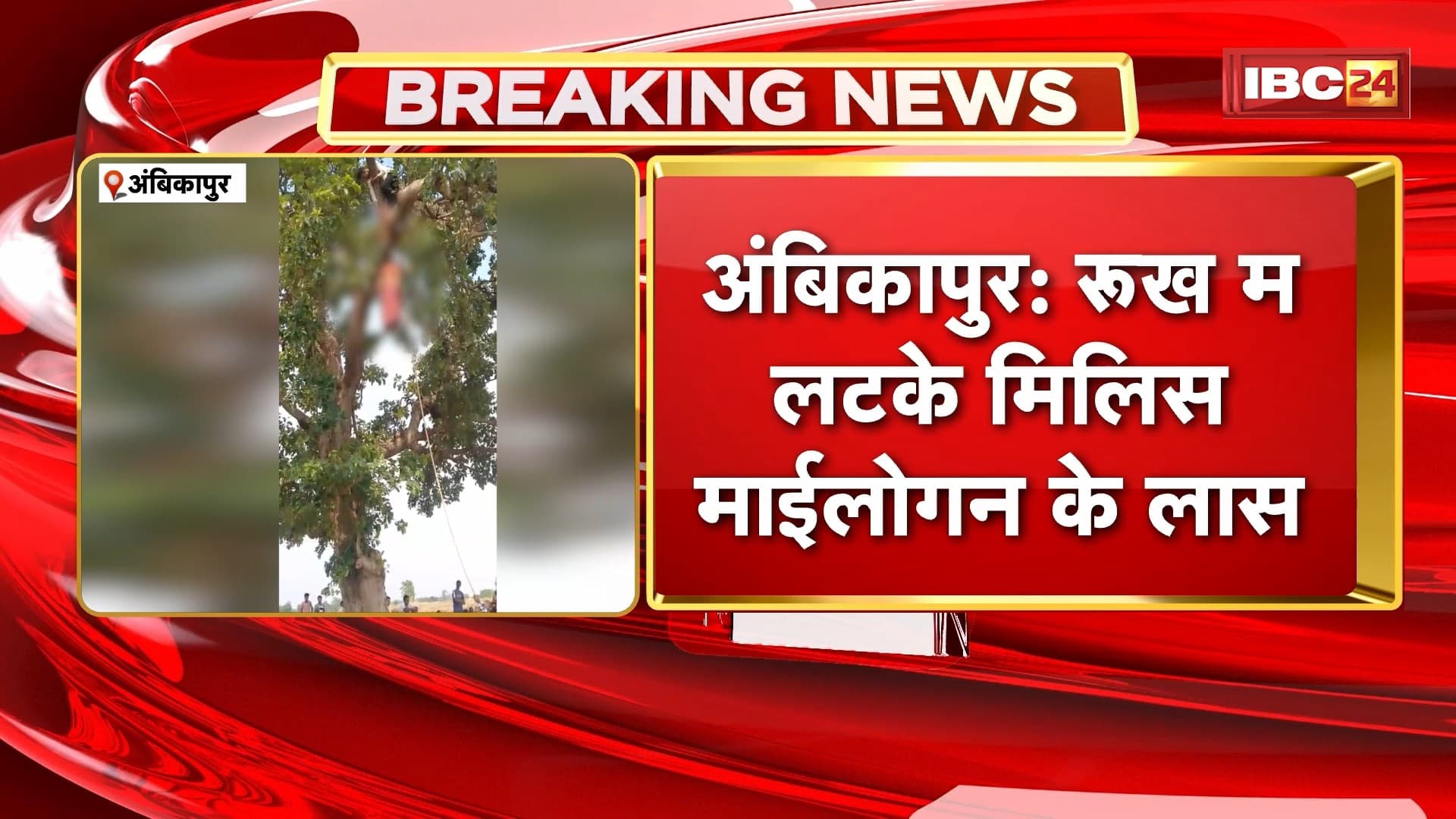 Ambikapur News: पेड़ में लटका मिला महिला का शव। मृतका के परिजन ने लगाया हत्या का आरोप