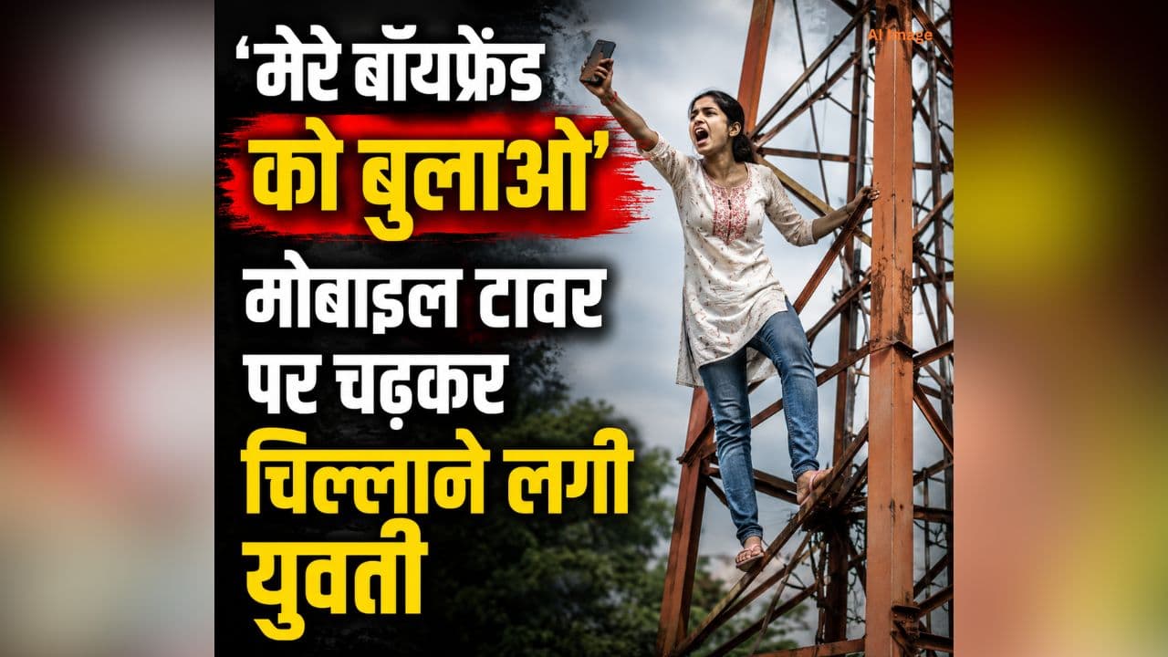 Sakti News: ‘मेरे बॉयफ्रेंड को बुलाओ’… मोबाइल टावर पर चढ़कर चिल्लाने लगी युवती, उतारने के लिए पुलिस को करनी पड़ी मशक्कत