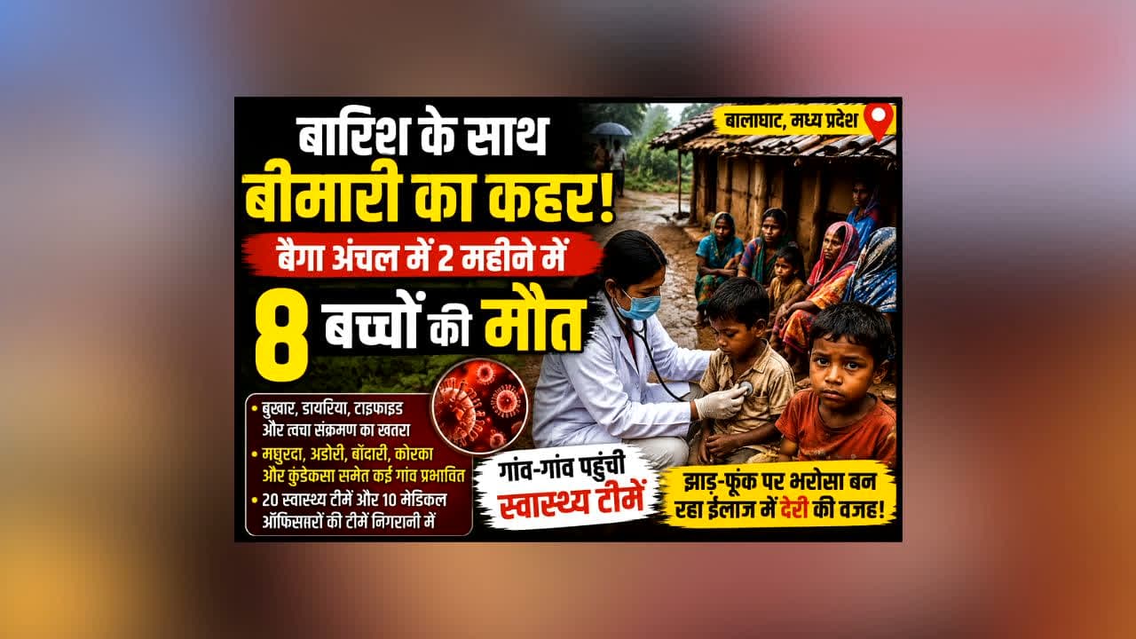 Balaghat 8 Children Died : 8 बच्चों की मौत से इस जिले में फैली सनसनी, दो महीने के भीतर ही एक-एककर थमती गई सांसें, जांच में हुआ ये चौंकाने वाला खुलासा