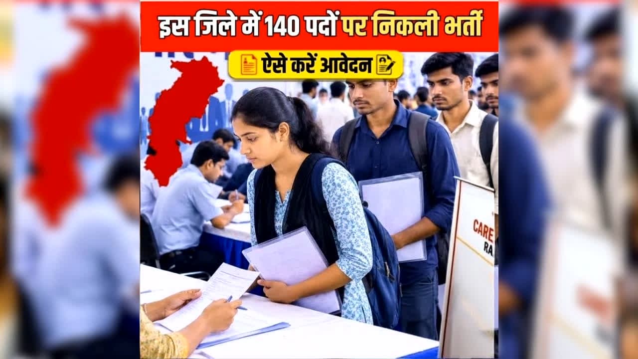 CG Job Vacancy 2026 Latest News: छत्तीसगढ़ के 10वीं पास युवाओं के लिए निकली नौकरी, 140 पदों पर होगी बंपर भर्ती, आज ही करें आवेदन