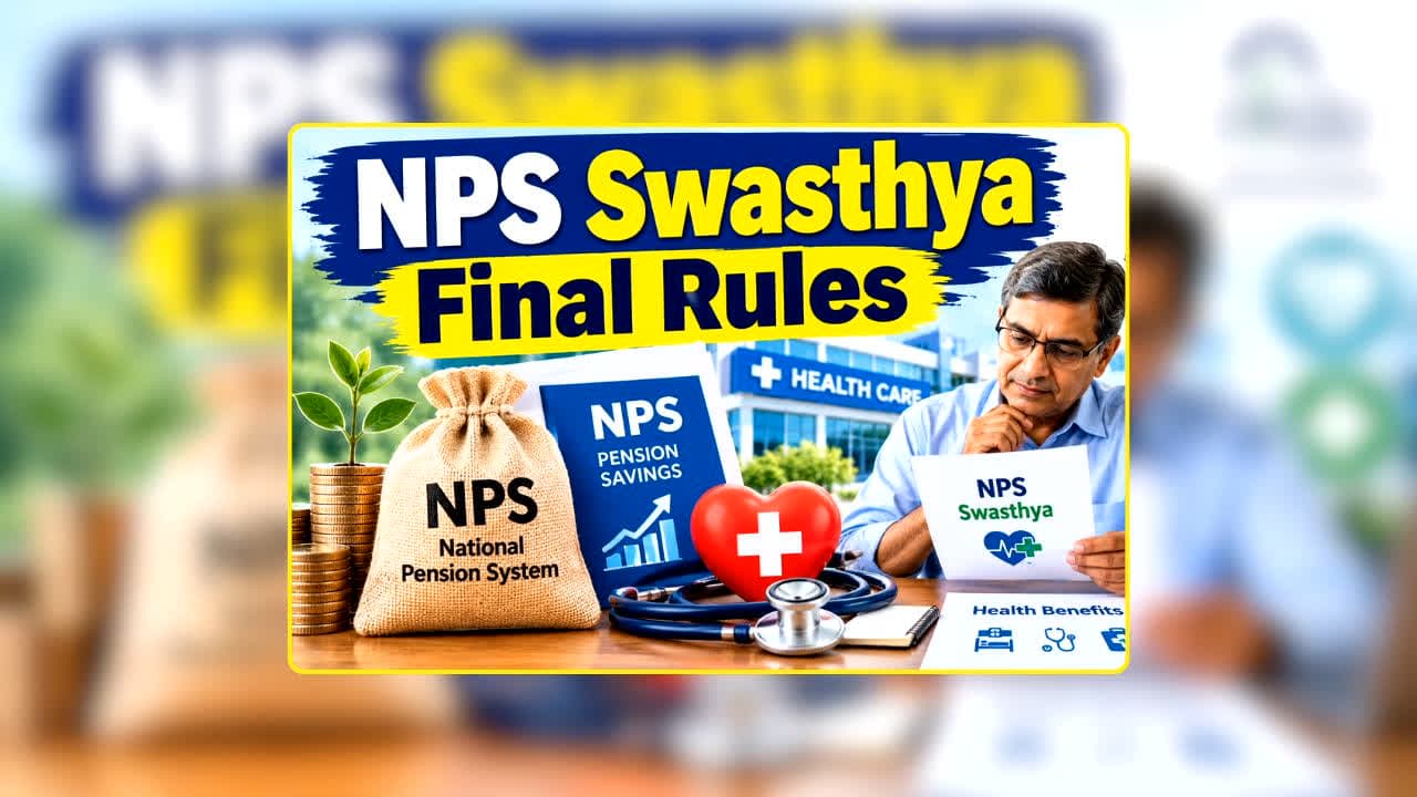NPS Swasthya Final Rules: बीमारी के इलाज के लिए पैसों की टेंशन खत्म? 25% तक पैसा निकाल सकेंगे, साथ में 30 लाख रुपये का इंश्योरेंस कवर, जानें कैसे