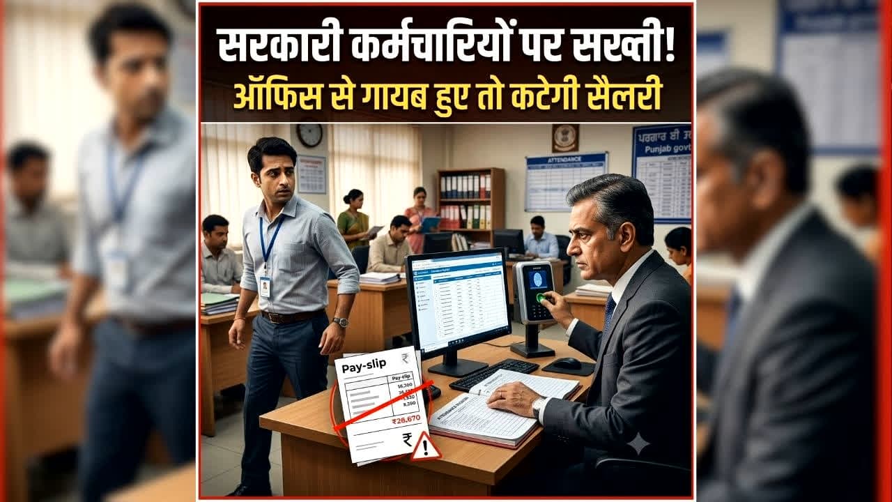 No Work, No Pay Rule: प्रदेश में लागू हुआ ‘नो वर्क, नो पे’ नियम, अब ड्यूटी के दौरान ऑफिस से गायब हुए तो कटेगी सैलरी, राज्य सरकार ने अचानक लिया बड़ा फैसला, आदेश जारी