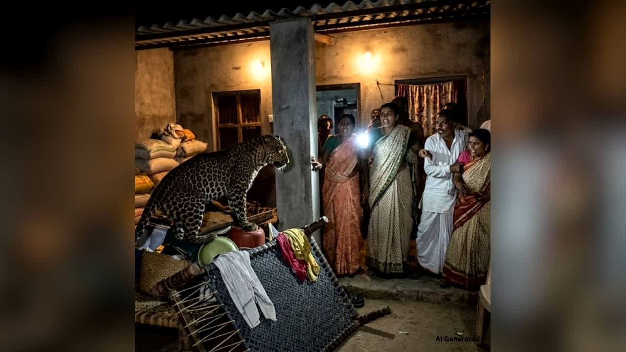 Mahasamund Leopard Attack: रात के सन्नाटे में घर में घुसा तेंदुआ, 6 लोगों को बनाया शिकार, महासमुंद के इस गांव में फैली दहशत, देखें वीडियो