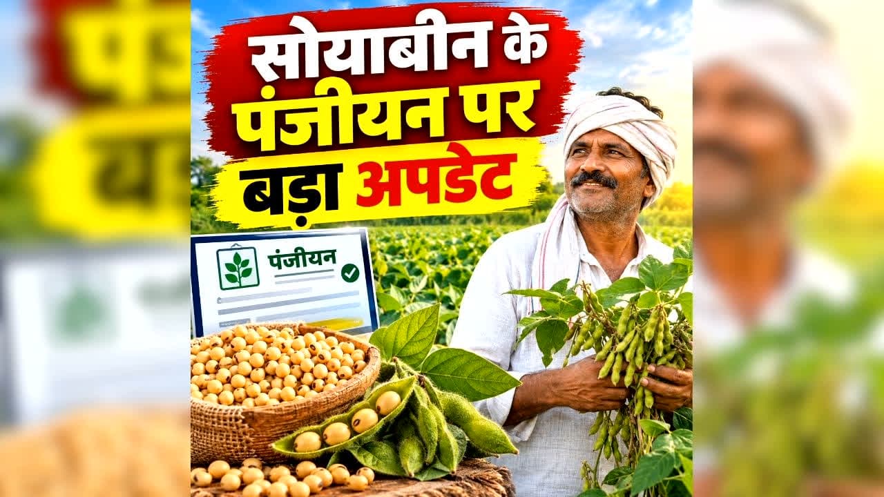 Soybean Registration 2026 Latest News: किसानों के लिए जरूरी खबर, सोयाबीन पंजीयन की डेट को लेकर आया बड़ा अपडेट, सरकार सीधे खाते में भेजेगी राशि, जानें पूरा प्रोसेस