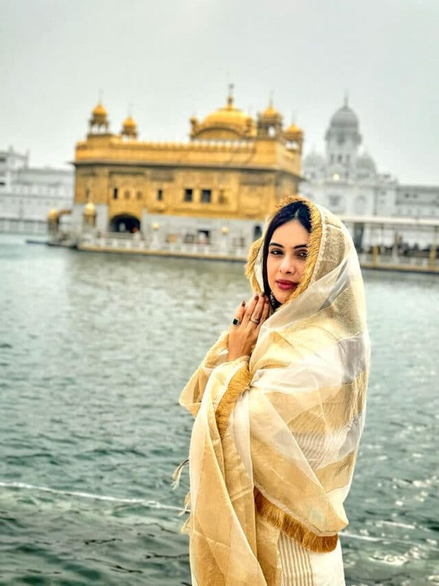 Neha Malik Desi Look: स्वर्ण मंदिर पहुंची नेहा मलिक, देसी लुक में जीता फैंस का दिल