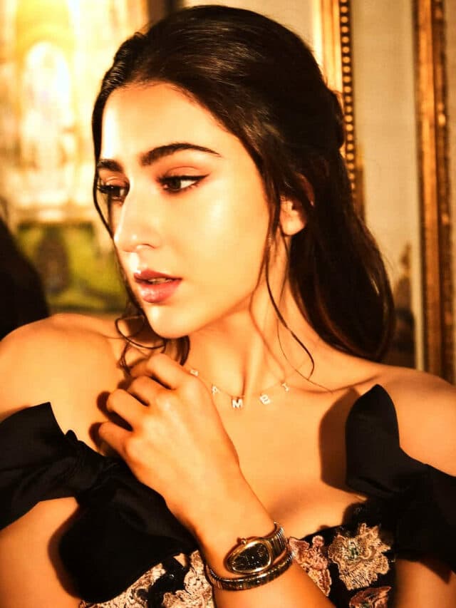 Sara Ali Khan Hot Pic: फूलों वाले गाउन में खूब जची सारा अली खान