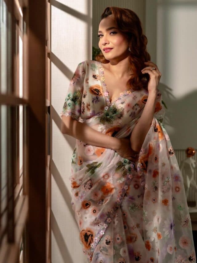 Ankita Lokhande Saree Look: एक्ट्रेस अंकिता लोखंडे साड़ी में दिखी बला की खूबसूरत, तस्वीरें देख टिकी फैंस की निगाहें…