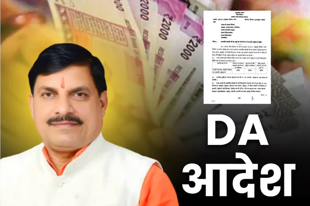 DA Hike Order Latter: आ गया आदेश.. सरकार ने जारी किया DA बढ़ाने का ऑर्डर, 4 फीसदी इजाफे से 50 फ़ीसदी तक पहुंचा महंगाई भत्ता, देखें लेटर