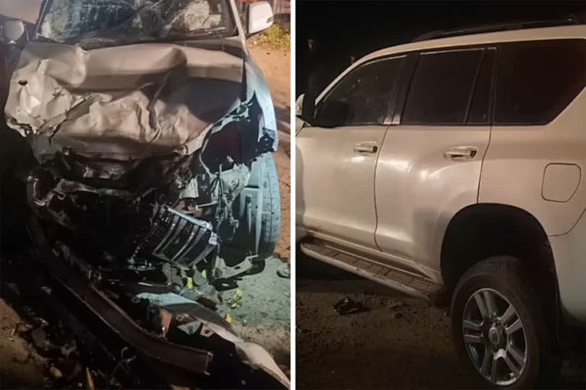 Sanjay Rathod Accident News: एयरबैग ने बचाई मंत्रीजी की जान, कार से टक्कर के बाद पलट गई पिकअप, ड्राइवर घायल