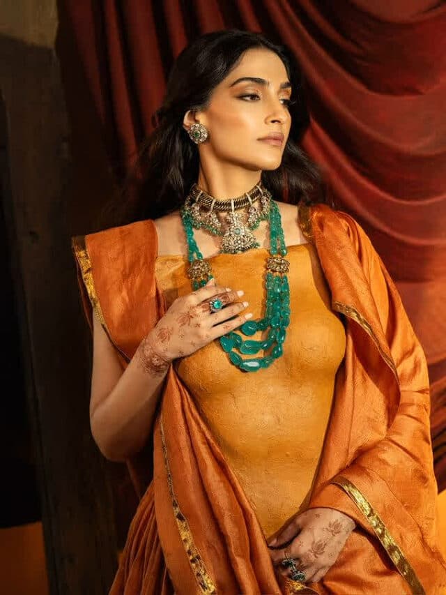 Sonam Kapoor Hot Pic: मुल्तानी मिट्टी से बनी ब्रेस्ट प्लेट पहनकर सोनम ने करवाया फोटोशूट