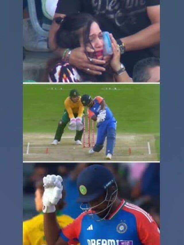 IND vs SA : संजू सैमसन ने लगाया छक्का, महिला के मुंह पर लगी गेंद, नहीं रुके आंसू