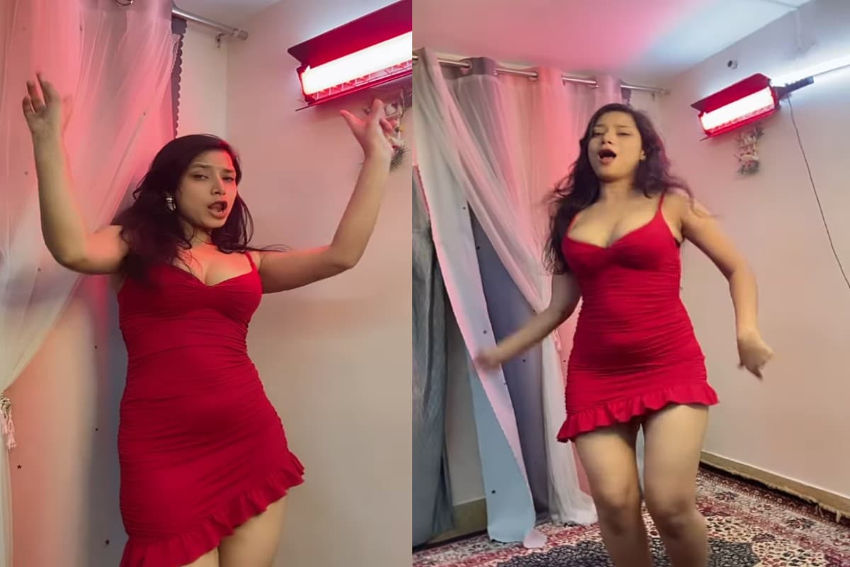 Latest Hot Sexy Video Full HD : लाल ड्रेस में देसी गर्ल ने उड़ाए लोगों के होश.. बेडरूम में बिखेरा हुस्न का जलवा, देखें ये सेक्सी वीडियो