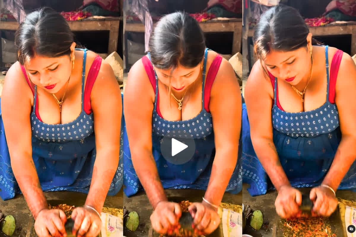 New Bhabhi Bold and Sexy Video: भूख से तड़प रही थी देसी भाभी.. बिना ब्रा पहने ही करने लगी किचन में काम, आखिर में पार कर दी हद..