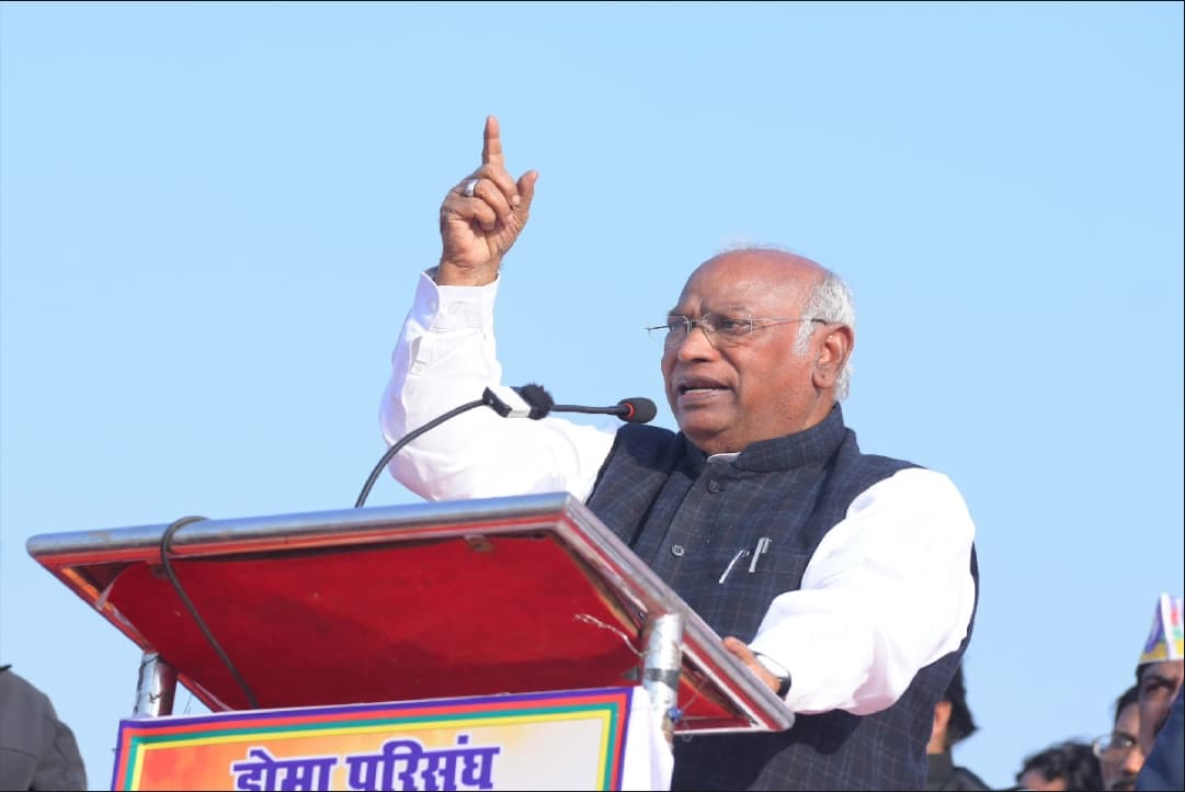 Mallikarjun Kharge Latest Statement. Image Source- IBC24 Archive
