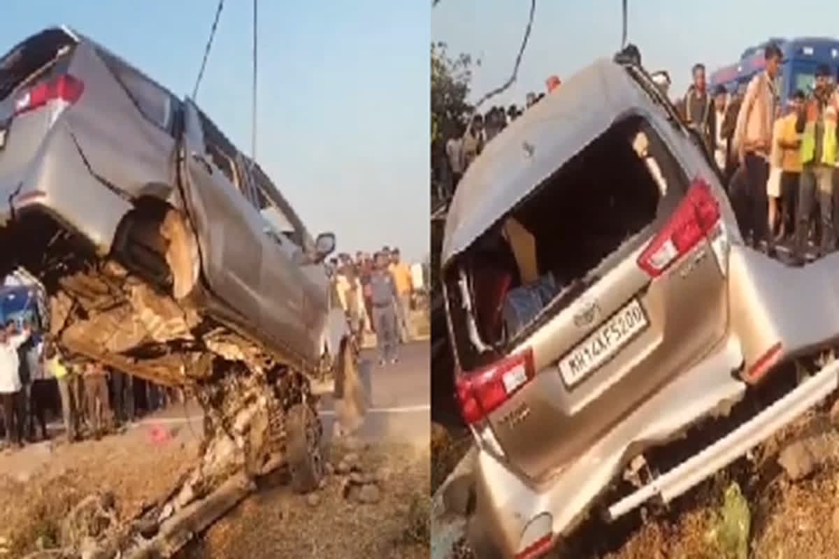 Jabalpur Road Accident: महाकुंभ में शामिल होना जा रहा परिवार हुआ हादसे का शिकार, कार के उड़े परखच्चे, महिला समेत 3 लोगों की मौत