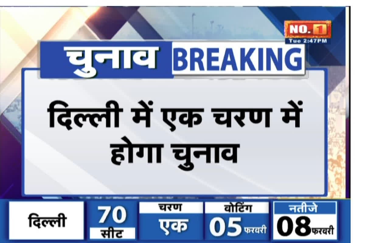 Delhi Assembly Election 2025: दिल्ली विधानसभा चुनाव के लिए तारीखों का ऐलान, जानें कब और कितने चरणों में होगा मतदान