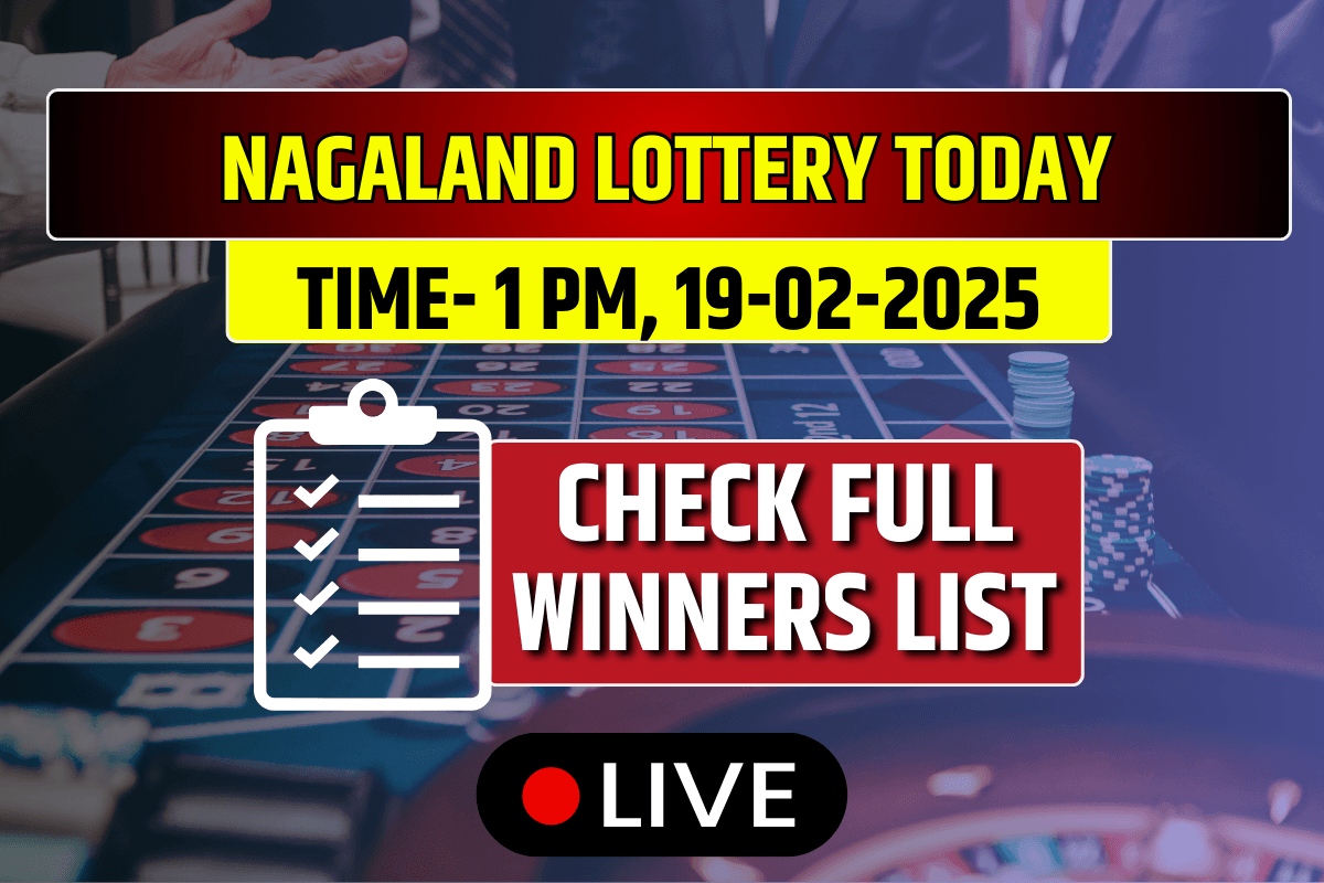Lottery Result Today NAGALAND Wednesday 1 PM – 19 February 2025 | Check Winning Numbers & Prizes