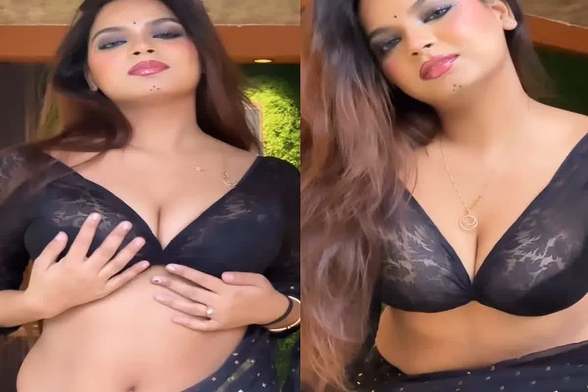 Desi Bhabhi Sexy Video: जालीदार कपड़े पहनकर देसी भाभी ने दिखाई सेक्सी अवतार, देखकर बूढ़े भी हो जाएंगे जवान, देखें वीडियो