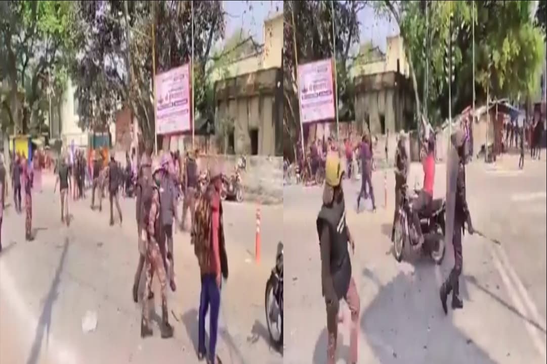 UP Shahjahanpur Latest News: होली पर लाट साहब के जुलूस में बवाल! पुलिस पर फेंके जूते-चप्पल और पत्थर, जवाब में जवानों ने हुड़दंगियों पर किया लाठीचार्ज