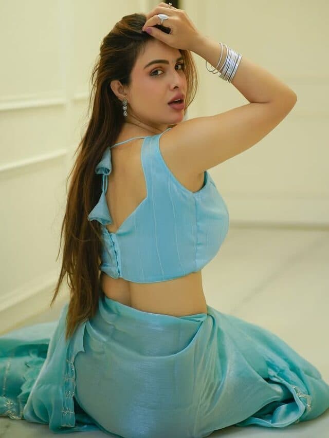 Neha Malik Hot Pic: नेहा मलिक ने साड़ी पहन कैमरे के सामने दिए किलर पोज, देखें तस्वीरें