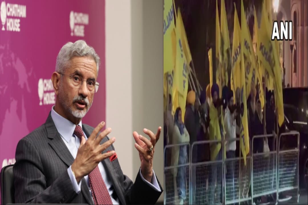 Khalistani Supporters Slogans Against S Jaishankar: खालिस्तानी समर्थकों ने रोकी विदेश मंत्री जयशंकर की कार, फाड़ दिया तिरंगा, बीच सड़क पर लगाए ऐसे नारे