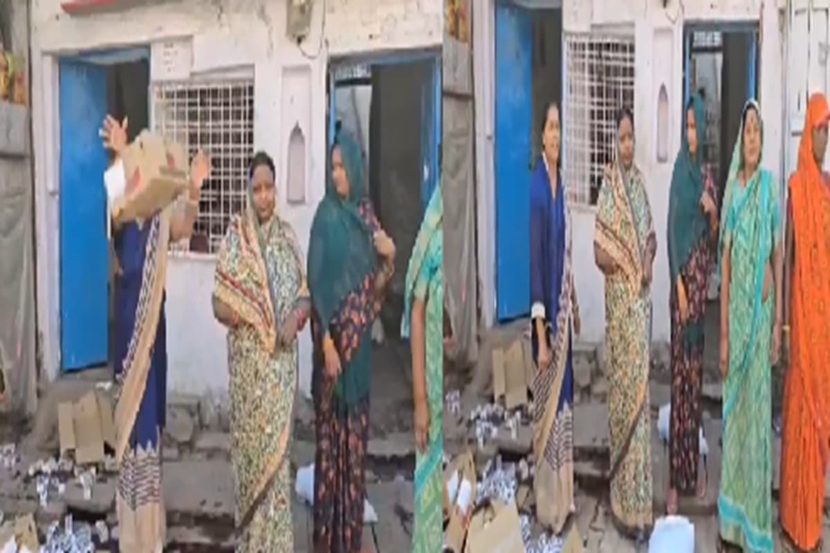 Viral Video: शराब दुकान के बाहर महिलाओं का हंगामा, तोड़फोड़ कर सड़क पर फेंकी शराब की बोतलें, वायरल हुआ वीडियो