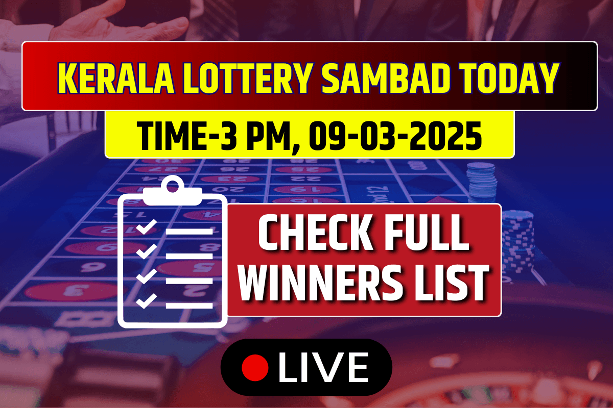 Kerala Lottery Sambad Today Result 3 PM AKSHAYA(AK-692) Saturday 09-03-2025 DECLARED: 1st Prize Ticket No. (OUT) Check Full List
