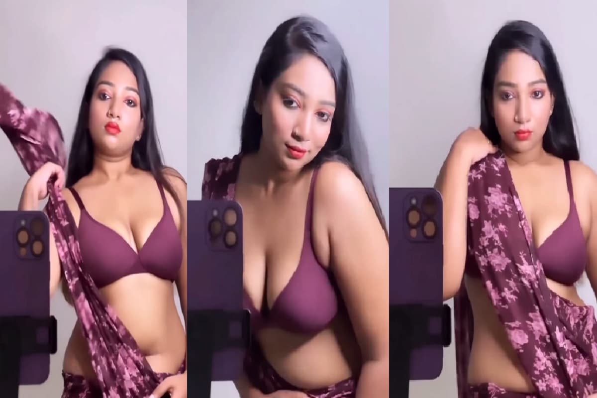 Desi Sexy Video: देसी भाभी ने गिराया साड़ी का पल्लू, अब कैमरे में हुई कैद, देखकर आप भी हो जाएंगे बेकाबू, अब वायरल हुआ वीडियो