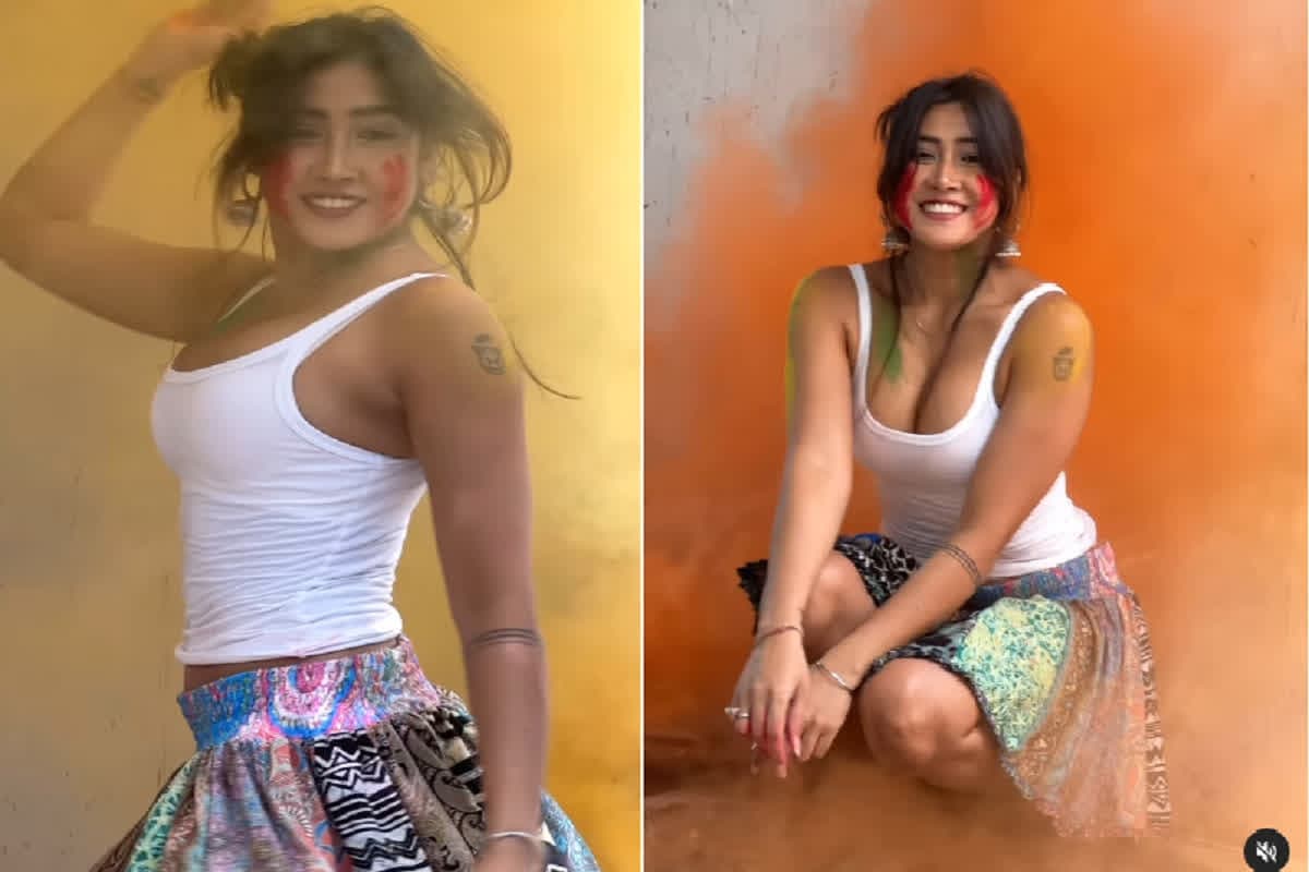 Sexy Video: रंगों के जश्न में डूबी सोफिया अंसारी, टाइट टॉप पहनकर खेली होली, अब सोशल मीडिया पर वायरल हो रहा वीडियो