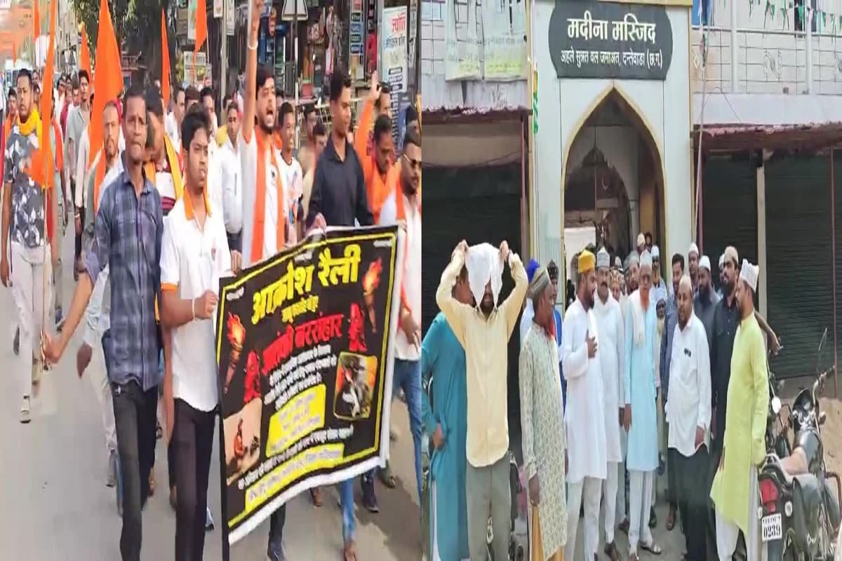 छत्तीसगढ़ में पहलगाम आतंकी हमले का विरोध, आतंकवाद के खिलाफ कार्रवाई की मांग, सड़क पर उतरे कई संगठन