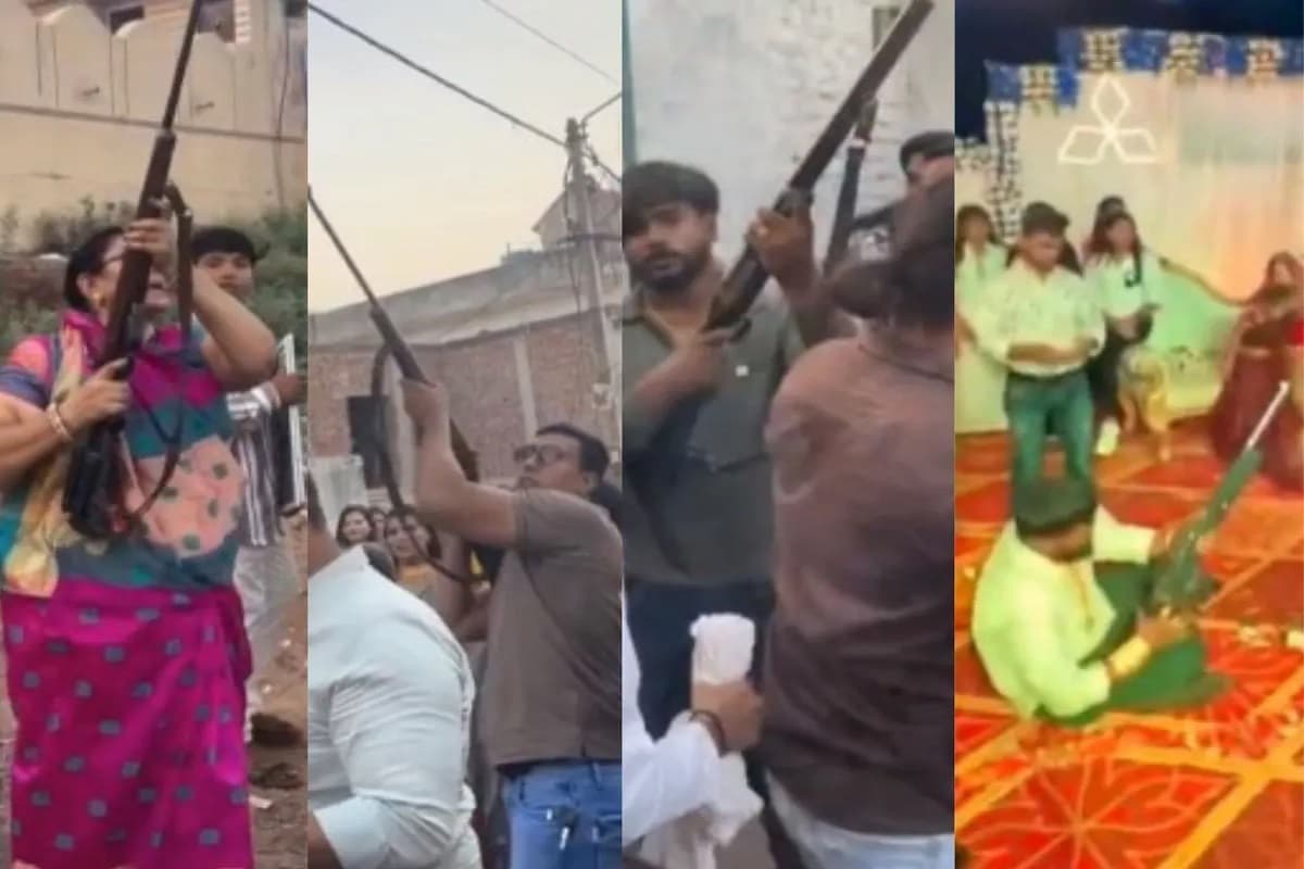 Gwalior Harsh Firing Video: शादी समारोह में चलीं ताबड़तोड़ गोलियां, युवकों के साथ महिलाओं ने भी की हर्ष फायरिंग, सोशल मीडिया पर वीडियो वायरल, इन लोगों पर मामला दर्ज