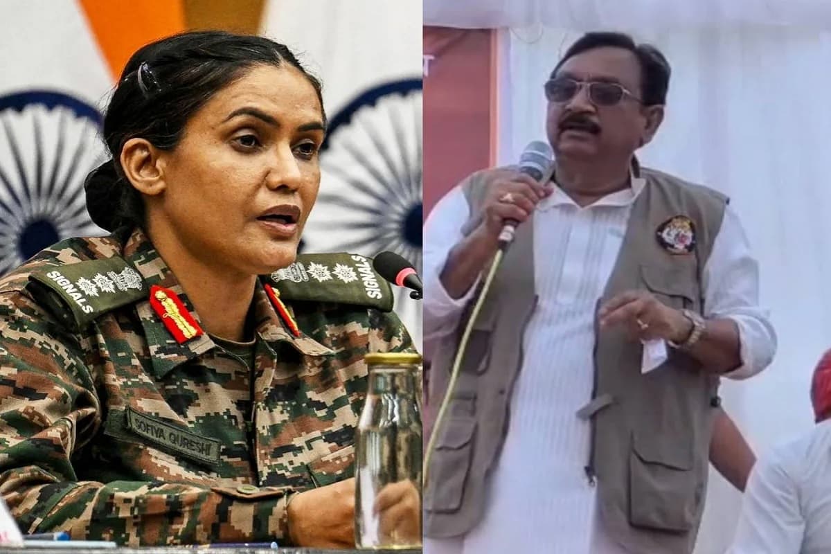 Minister Vijay Shah on Sofia Qureshi: भाजपा सरकार के मंत्री के बिगड़े बोल, कर्नल सोफिया कुरैशी को बताया पाकिस्तानियों की बहन, कहा- ‘कटे-पिटे लोगों को उनकी बहन भेजकर…