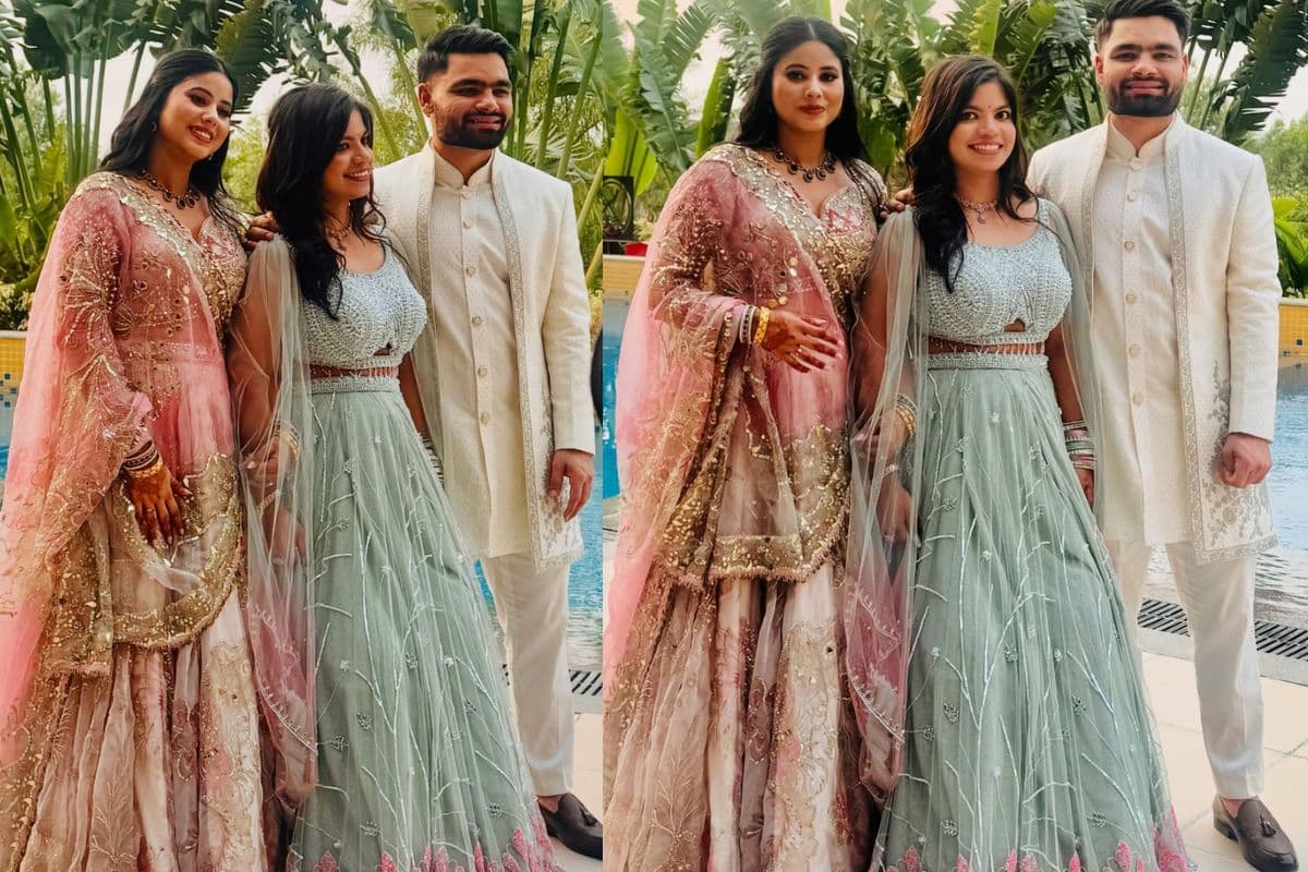 Rinku Singh Priya Saroj Engagement: रिंकू सिंह की सगाई में बहन नेहा ने लूटी महफिल, इंडो-वेस्टर्न लुक में दिखीं बेहद खूबसूरत