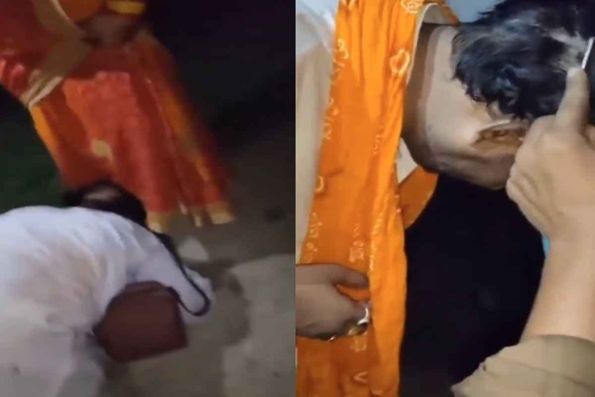 Kathavachak Ki Pitai Ka Video: शर्मसार.. दूसरी जाति का आरोप लगाकर कथावाचक का सिर मुंडवाया, जमीन पर रगड़वाई नाक, मारपीट का वीडियो वायरल
