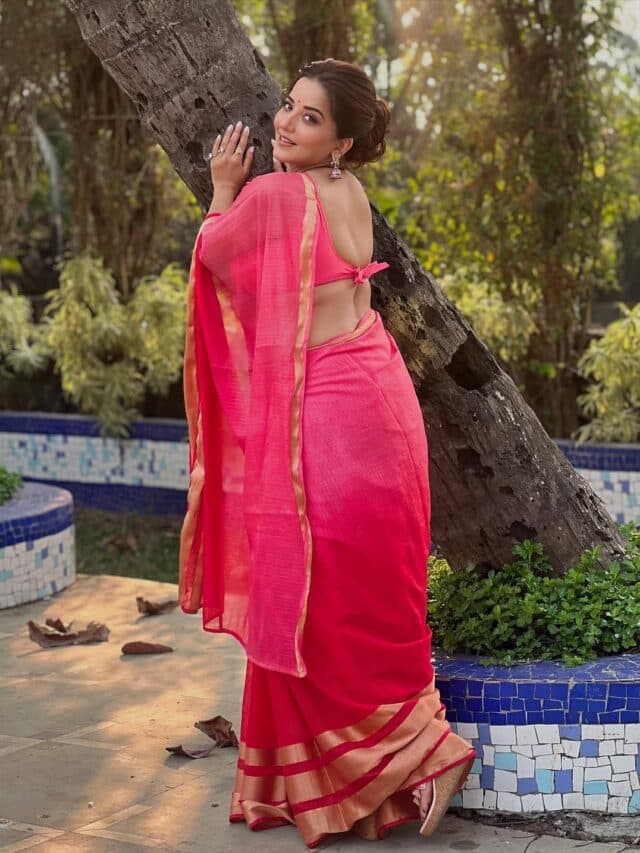 Monalisa Hot Pic: गुलाबी साड़ी में बला की खूबसूरत दिखी मोनालिसा, ट्रेडिशनल लुक से बढ़ाया इंटरनेट का पारा