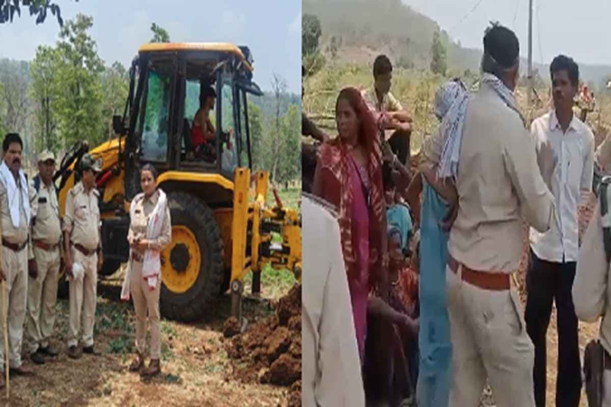Jabalpur Bulldozer Action: अवैध कब्जे पर चला प्रशासन का बुलडोजर, सरकारी जमीन से कब्जा हटाकर कराया अतिक्रमण मुक्त