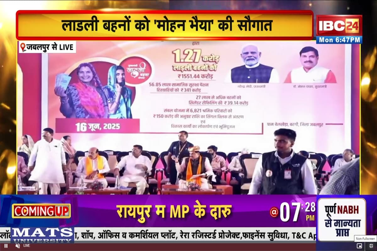 Ladli Behna Yojana: इंतजार हुआ खत्म, लाड़ली बहनों के खाते में पहुंचे 1250 रुपये, सीएम मोहन यादव ने खुद जारी की 25वीं किस्त